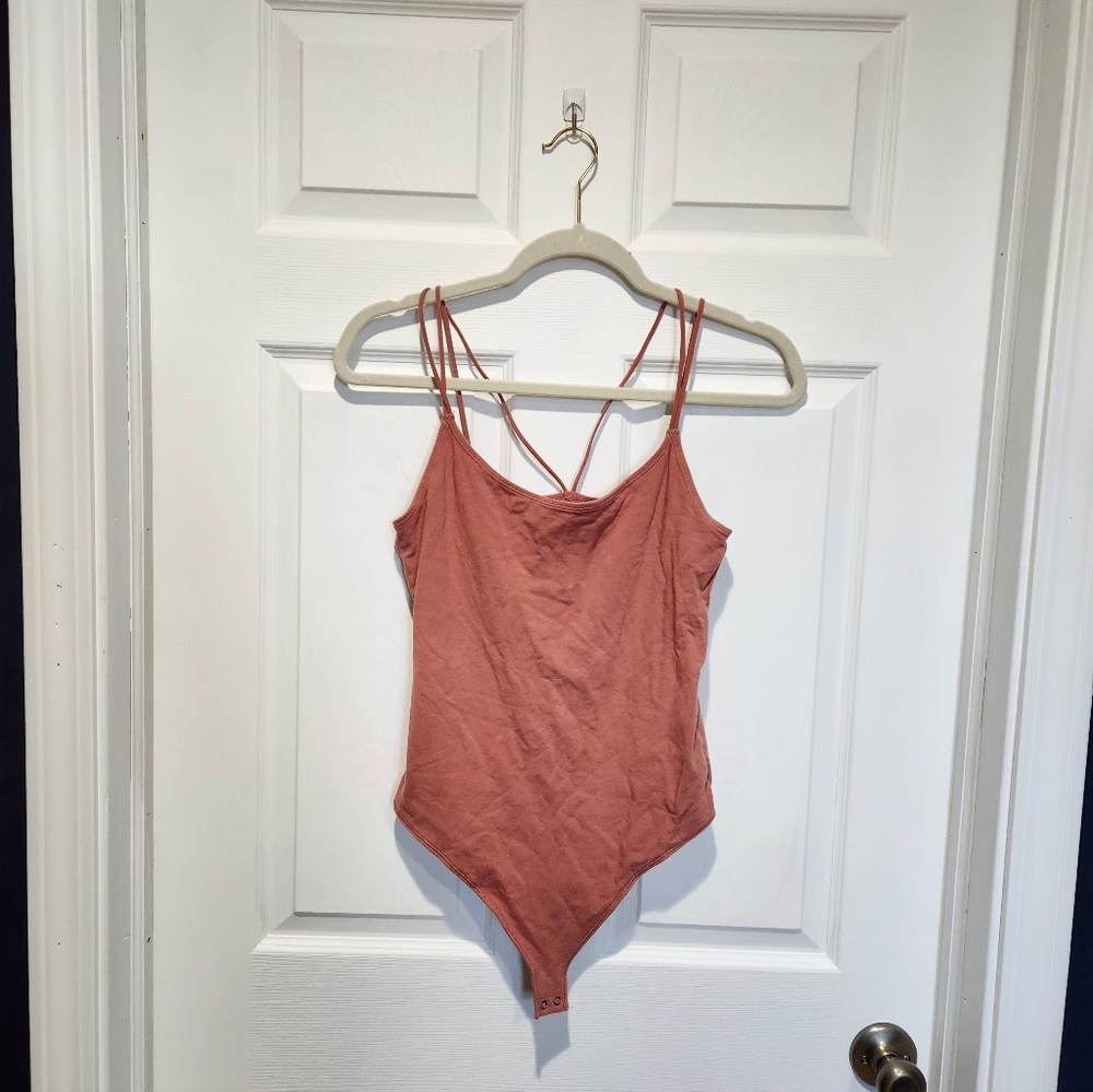 Abercrombie Rust Orange Bodysuit